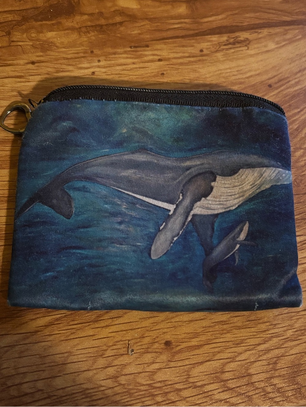 Whale Print Coin Purse